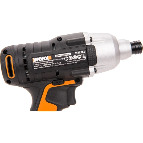 Ударный аккумуляторный винтоверт WORX WX291.9 фото 6