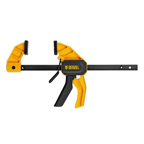 Струбцина F-образная, быстрозажимная, 150 х 55 мм, усиленный нейлоновый корпус Denzel фото 2