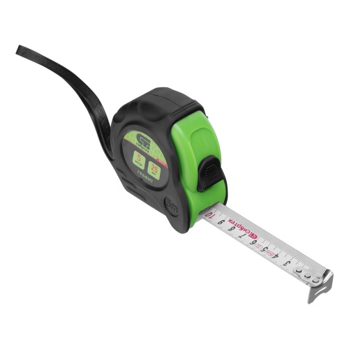 Рулетка Графит,обрезиненный корпус,амортизатор,5 м х 25 мм Сибртех фото 3