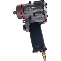 Компактный пневматический ударный гайковерт WIEDERKRAFT 1/2", 1200 Нм, 119 мм  WDK-20420S
