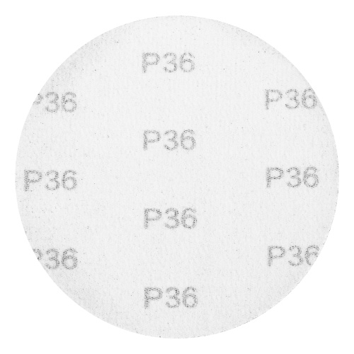 Круг абразивный на ворсовой подложке под "липучку", P 36, 125 мм, 10 шт Matrix фото 3