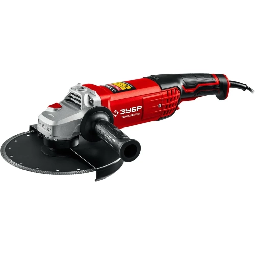 Углошлифовальная машина ЗУБР 230 мм, 2200 Вт УШМ-230-2205 П