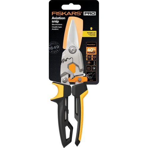 Ножницы для металла Fiskars прямые PowerGear 1027207 фото 11