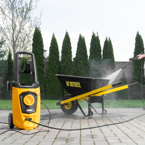 Моечная машина высокого давления R-170, 2000 Вт, 170 бар, 360 л/ч, колесная Denzel фото 24