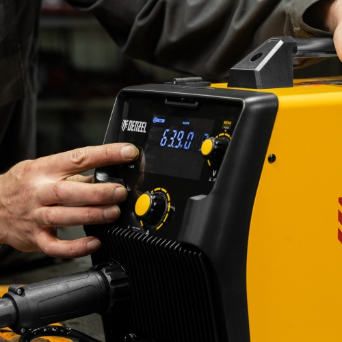 Аппарат инвертор. полуавтомат. cварки IMIG-205SDR, 200 А, ПВ 60%, катушка 5 кг Denzel фото 26