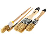 Набор кистей Biber 31402 флейцевые натуральная щетина 4 шт