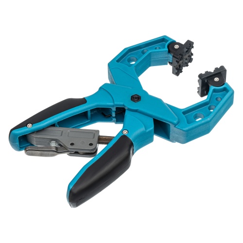 Струбцина клещеобразная 2-1/4, пластиковый корпус, храповой механизм жесткой фиксации, 58 мм Gross фото 3