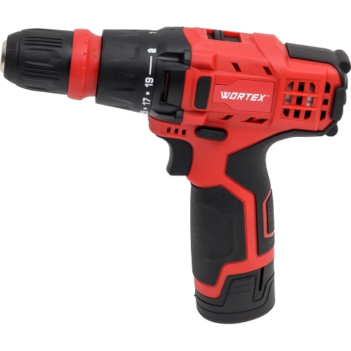 Аккумуляторная дрель-шуруповерт WORTEX BD 1215 LiSET в чем. + 2 угловые насадки 1326469 фото 7