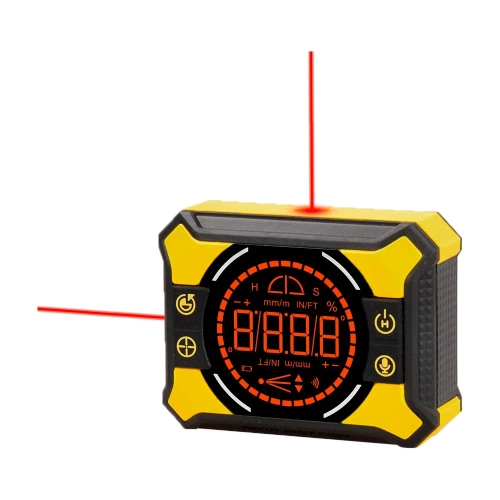 Электронный уровень-угломер с лазерными направляющими TECHNICOM 0-360°, ЖК дисплей, 2 магнита, АКБ 650 мАч, автокалибровка, автоотключение, дальность 10м TC-LA905 Электронный уровень-угломер с лазерными направляющими TECHNICOM 0-360°, ЖК дисплей, 2 магнита, АКБ 650 мАч, автокалибровка, автоотключение, дальность 10м TC-LA905