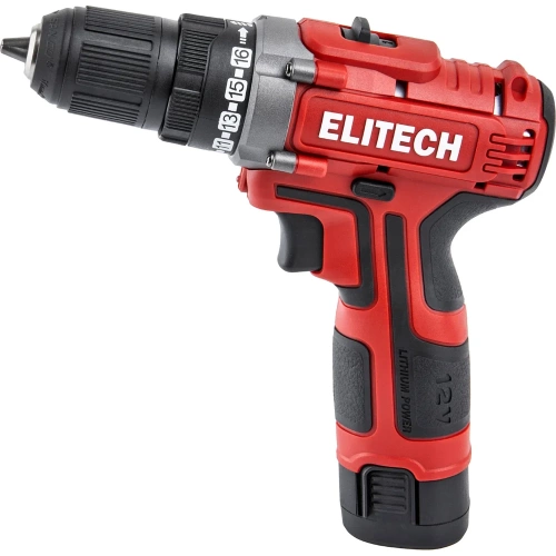 Дрель аккумуляторная Elitech ДА 12Л2 (E2201.043.01) 205668 фото 4