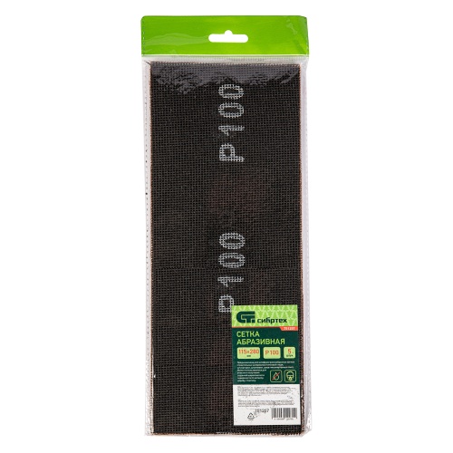 Сетка абразивная, P 100, 115 х 280 мм, 5 шт Сибртех фото 4