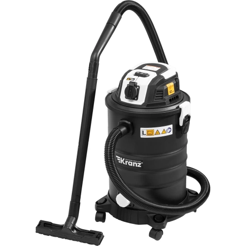 Строительный пылесос KRANZ KR30 1400Вт 30л 4м KR-16-1117 Строительный пылесос KRANZ KR30 1400Вт 30л 4м KR-16-1117