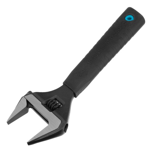 Ключ разводной, 200 мм, CrV, тонкие губки, защитные насадки Gross фото 2