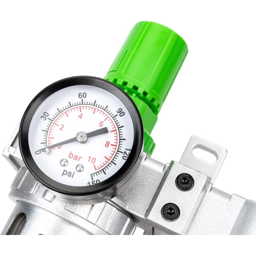 Блок подготовки воздуха с регулятором давления и маслораспылителем 1/4" ECO AU-02-14 фото 6