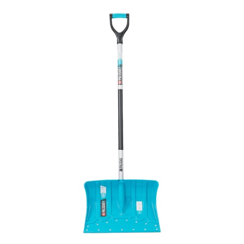 Лопата-скрепер для уборки снега, полипропилен, 460х320х1300 мм, алюминиевый черенок, ПВХ, LUXE Palisad фото 2 Лопата-скрепер для уборки снега, полипропилен, 460х320х1300 мм, алюминиевый черенок, ПВХ, LUXE Palisad фото 2