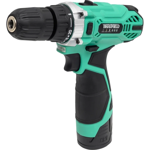 Дрель аккумуляторная TRUSTFIELD 12В, 20Нм, БЗП 10мм, 2 ск., 0-350/0-1350об/мин, 2 акб 1.5Ач,ЗУ ETCD-12.2.1 фото 7 Дрель аккумуляторная TRUSTFIELD 12В, 20Нм, БЗП 10мм, 2 ск., 0-350/0-1350об/мин, 2 акб 1.5Ач,ЗУ ETCD-12.2.1 фото 7