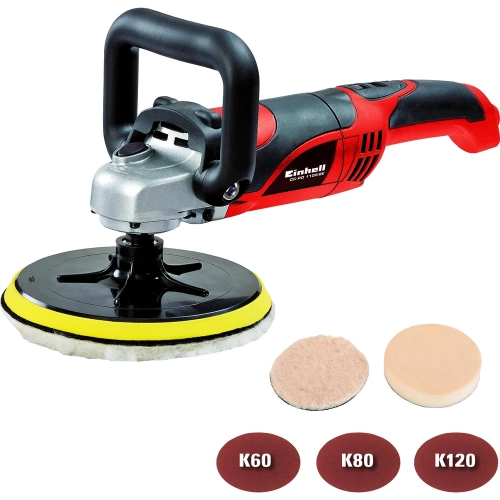 Полировальная машина Einhell CC-PO 1100/2E 2093265 фото 3 Полировальная машина Einhell CC-PO 1100/2E 2093265 фото 3