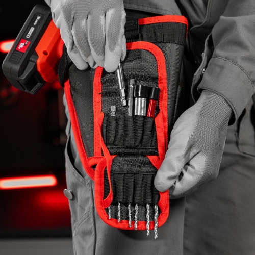 Кобура для шуруповерта с карманом для бит и сверл Matrix фото 12