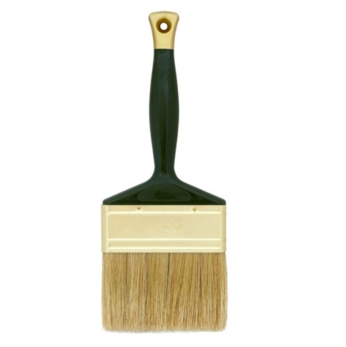 Кисть плоская Варяг 31235 натуральная светлая щетина 100 мм