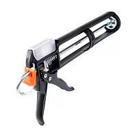 Пистолет для герметика Men at Work скелетный с ножом 300мл v7006