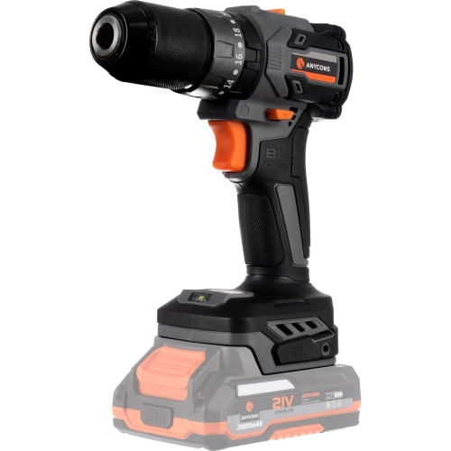 Бесщеточная ударная дрель-шуруповерт Anycons 50Нм, 21В, без акб, AC-D21010 5093462 фото 4