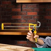 Пистолет для герметика DELI 230мм DL2360 (скелетный тип) 98423