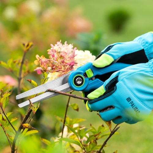 Секатор цветочный, удлиненный, 275 мм, регулировка захвата, пластиковые рукоятки, LUXE Palisad фото 15