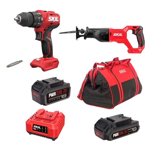 Аккумуляторная ударная дрель-шуруповерт SKIL HD6280+ RS5870 + набор SC0060+BY5197 +BG4127+  BY5196 9-1-037