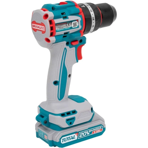 Аккумуляторная компактная бесщеточная ударная дрель-шуруповерт TOTAL TIDLI20668 фото 5 Аккумуляторная компактная бесщеточная ударная дрель-шуруповерт TOTAL TIDLI20668 фото 5