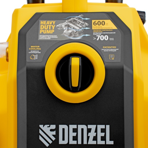 Моечная машина высокого давления K 70 Power, 2500 Вт, 180 бар, 600 л/ч, асинх. двиг.// Denzel фото 7