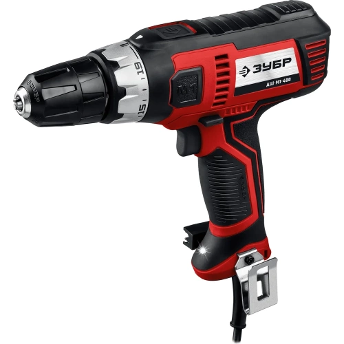 Сетевая дрель-шуруповерт ЗУБР 400 Вт ДШ-М1-400 Сетевая дрель-шуруповерт ЗУБР 400 Вт ДШ-М1-400