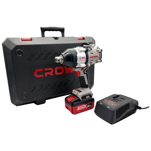 Гайковерт ударный аккумуляторный CROWN BL CT22056HX-8SC4 BMC фото 10