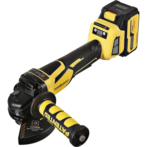 Аккумуляторная УШМ Hanskonner 1BatterySystem HAG1812E