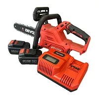 Аккумуляторная цепная пила DEVON 2 АКБ 4 Ач, З/У, 4557-Li-40-SET 4557-Li-20-SET