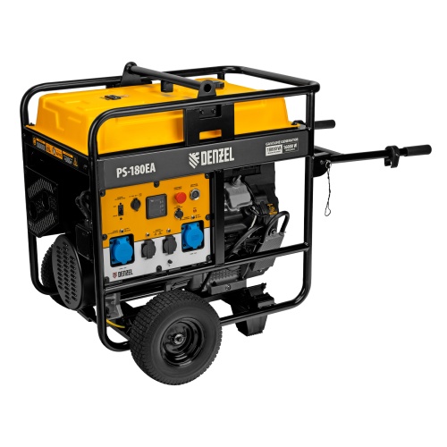 Генератор бензиновый PS-180EA, 18 кВт,230 В, 65л, разъем ATS,эл.старт Denzel фото 8