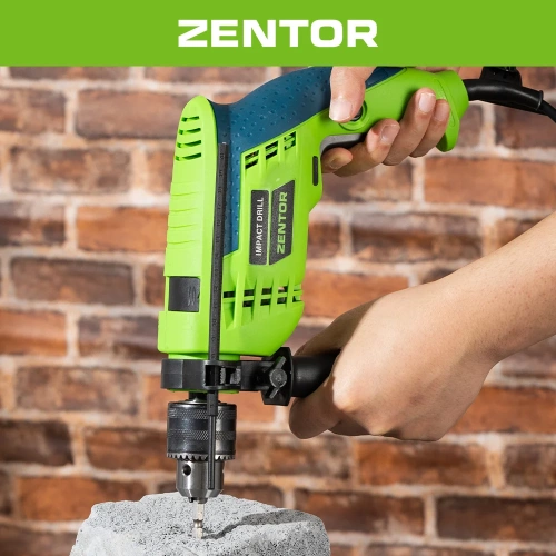 Дрель ударная электрическая Zentor 680 Вт ZT180 фото 11