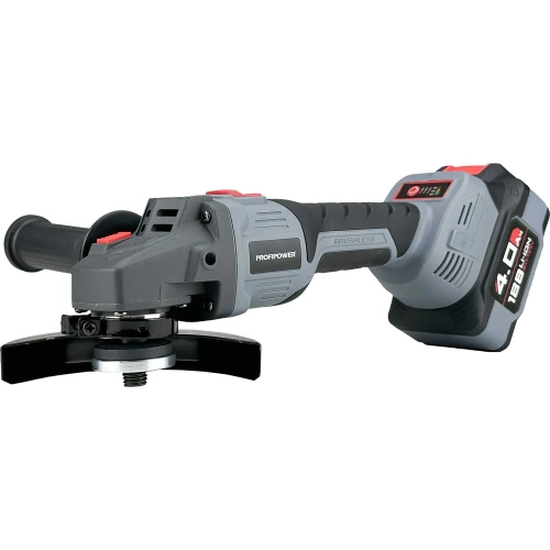 Аккумуляторный бесщеточный набор 2в1 Profipower УШМ E0080, гайковерт E0081, Li-ion 2шт 18В, 4.0Ач, З/У E0092 фото 11