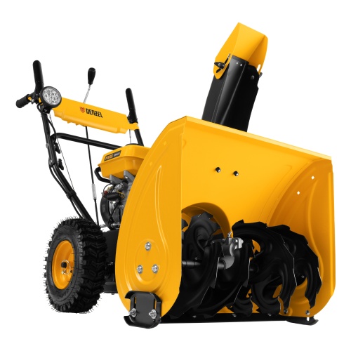 Бензиновая снегоуборочная машина SBM 610, 212 cc, ручной старт, фара Denzel фото 2
