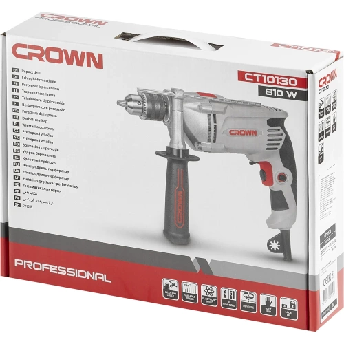 Ударная дрель CROWN CT10130 фото 10 Ударная дрель CROWN CT10130 фото 10
