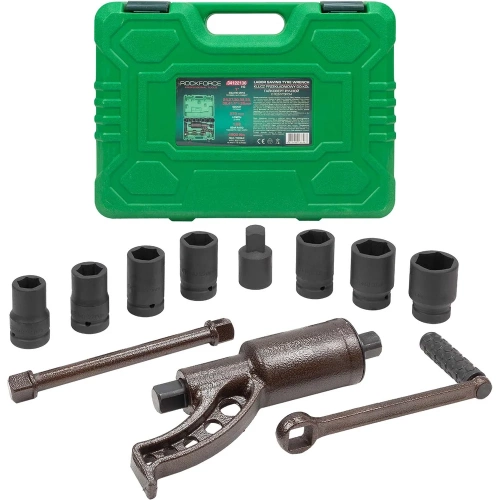 Гайковерт ручной с редуктором Rockforce 1" головки 24, 27, 30, 32, 33, 38, 41 мм, адаптер 1", длина 270 мм, передаточное число 1:58, 4800 Н/м RF-34122136 HS(60005) Гайковерт ручной с редуктором Rockforce 1" головки 24, 27, 30, 32, 33, 38, 41 мм, адаптер 1", длина 270 мм, передаточное число 1:58, 4800 Н/м RF-34122136 HS(60005)