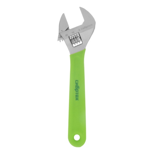 Ключ разводной, 200 мм, никелированный Сибртех фото 3