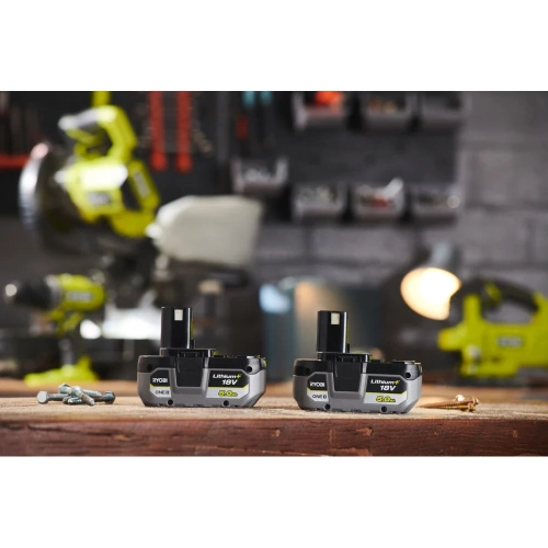 Набор Ryobi ONE+ RC18120-250 5133003364 аккумулятор (18 В; 5.0 А*ч; Li-Ion) 2 шт. и зарядное устройство RC18120 фото 5