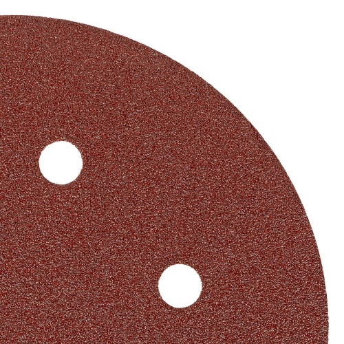 Круг абразивный на ворсовой подложке под "липучку", перфорированный, P 80, 150 мм, 5 шт Matrix фото 4
