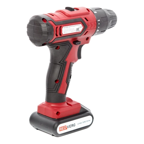 Аккумуляторная дрель-шуруповерт REDVERG RD-SD12L/2Y 6632398 фото 5 Аккумуляторная дрель-шуруповерт REDVERG RD-SD12L/2Y 6632398 фото 5