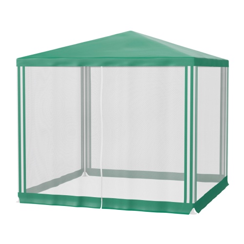 Тент садовый с москитной сеткой, 2.5 х 2.5/2.4, Camping Palisad фото 2