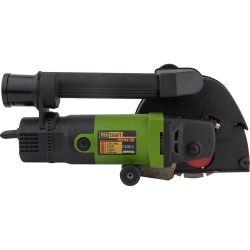 Штроборез электрический Procraft 1700 Вт, 7000 об/ мин, диск 150 мм, 9-45 мм PM1700 фото 9