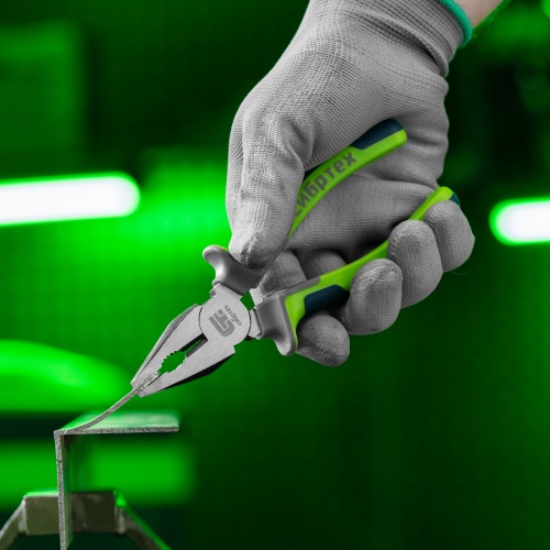 Плоскогубцы комбинированные, 160 мм, фосфатирование, трехкомпонентные рукоятки Сибртех фото 9