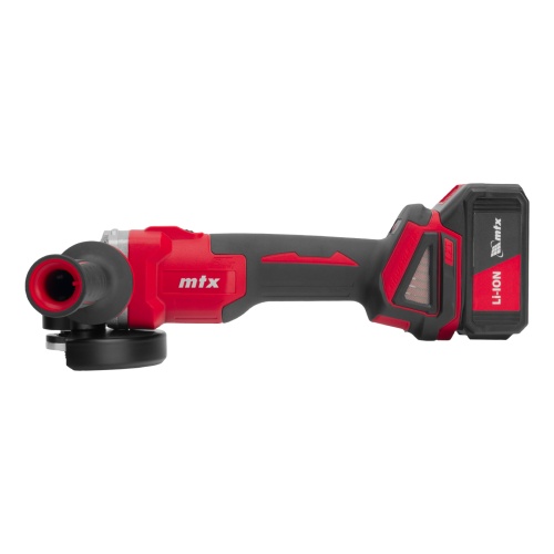 Машина шлифовальная угловая аккумуляторная бесщет. AGB-BL-20-125, Li-Ion, 20 В// MTX фото 4