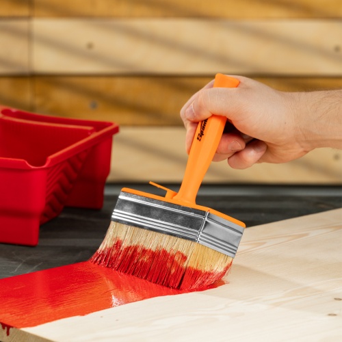 Кисть-ракля, 40х140 мм, натуральная щетина, пластмассовый корпус, пластмассовая ручка Sparta фото 6