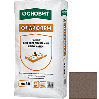 Раствор кладочный Основит Флайформ MC30 040 коричневый 25 кг
